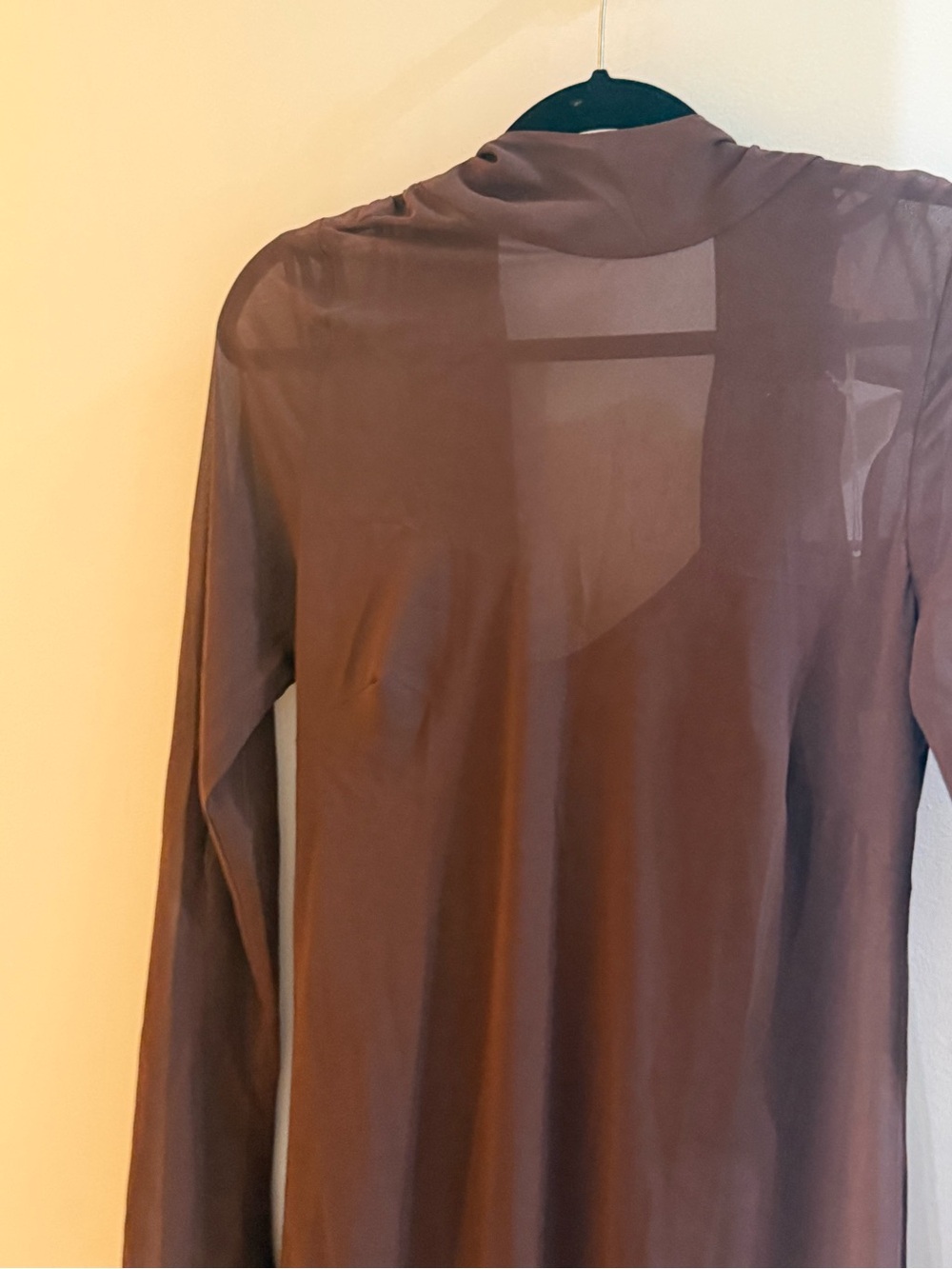 Brandi Maxi Dress Chocolate Chiffon - Picture 8 of 10